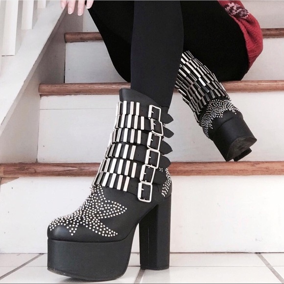 Jeffrey Campbell Hell Yes boots size 7 - Picture 8 of 8
